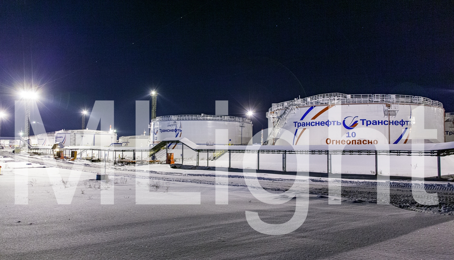 Освещение нефтехранилищ АО «Черномортнранснефть» — ПНБ «Грушовая» ПК «Шесхарис»