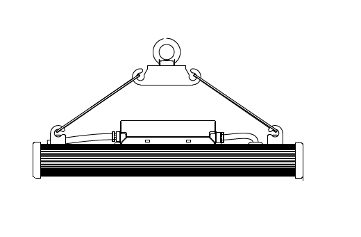 Подвесной крепеж «стальная рейка» 1 модуль (М-1)